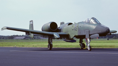 Photo ID 30472 by Rainer Mueller. USA Air Force Fairchild A 10A Thunderbolt II, 80 0204