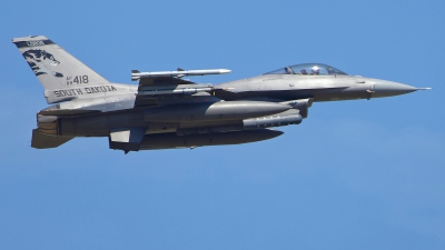 Photo ID 277707 by Rainer Mueller. USA Air Force General Dynamics F 16C Fighting Falcon, 88 0418