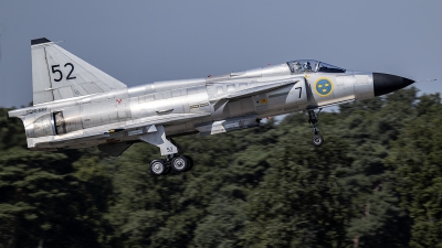 Photo ID 277911 by Matthias Becker. Private Swedish Air Force Historic Flight Saab AJS37 Viggen, SE DXN