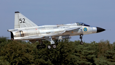 Photo ID 278002 by Carl Brent. Private Swedish Air Force Historic Flight Saab AJS37 Viggen, SE DXN