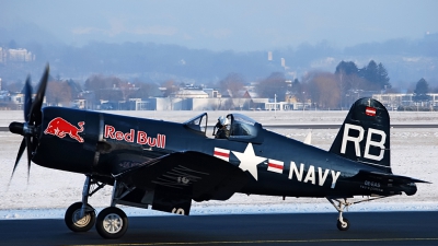 Photo ID 30694 by Sándor Dömötör. Private Red Bull Vought F4U 4 Corsair, OE EAS