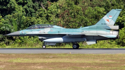 Photo ID 278527 by Eduardo Purba. Indonesia Air Force General Dynamics F 16D Fighting Falcon, TS 1623