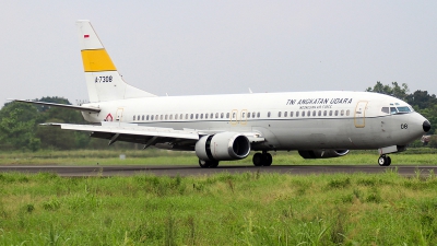 Photo ID 278780 by Eduardo Purba. Indonesia Air Force Boeing 737 4Y0, A 7308