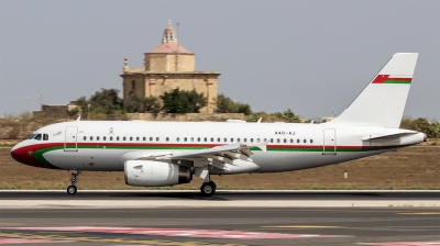 Photo ID 278663 by Duncan Portelli Malta. Oman Government Airbus A319 133 CJ, A40 AJ