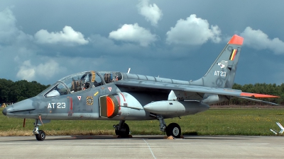 Photo ID 30684 by Bart Hoekstra. Belgium Air Force Dassault Dornier Alpha Jet 1B, AT23