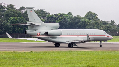 Photo ID 279028 by Raihan Aulia. Indonesia Air Force Dassault Falcon 7X, A 0707