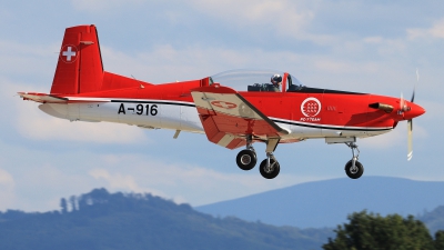 Photo ID 279471 by Milos Ruza. Switzerland Air Force Pilatus NCPC 7 Turbo Trainer, A 916