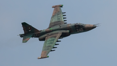 Photo ID 279583 by Lars Kitschke. Bulgaria Air Force Sukhoi Su 25K, 240