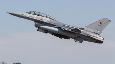 Photo ID 279547 by Lars Kitschke. Belgium Air Force General Dynamics F 16BM Fighting Falcon, FB 22