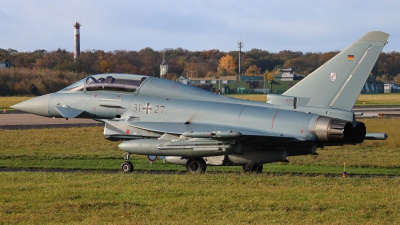 Photo ID 279751 by Marcel K.. Germany Air Force Eurofighter EF 2000 Typhoon T, 31 27