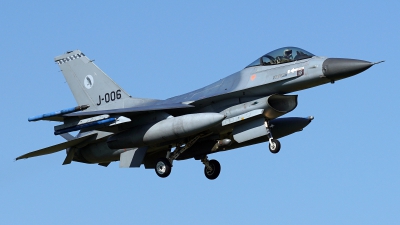 Photo ID 280359 by Dieter Linemann. Netherlands Air Force General Dynamics F 16AM Fighting Falcon, J 006
