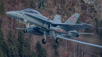 Photo ID 282696 by Agata Maria Weksej. Switzerland Air Force McDonnell Douglas F A 18D Hornet, J 5236