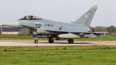 Photo ID 281437 by Jan Eenling. Germany Air Force Eurofighter EF 2000 Typhoon S, 31 53