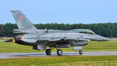 Photo ID 281828 by Radim Spalek. Poland Air Force General Dynamics F 16D Fighting Falcon, 4083