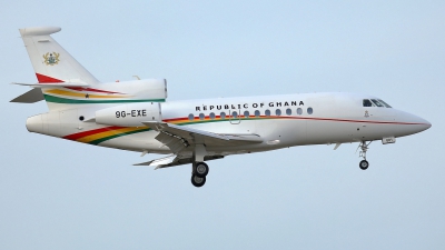 Photo ID 282053 by Sybille Petersen. Ghana Government Dassault Falcon 900EX, 9G EXE