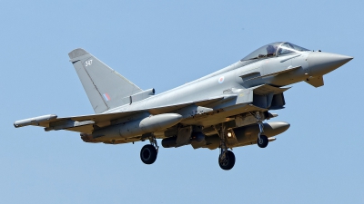 Photo ID 282532 by Rainer Mueller. UK Air Force Eurofighter Typhoon FGR4, ZK347