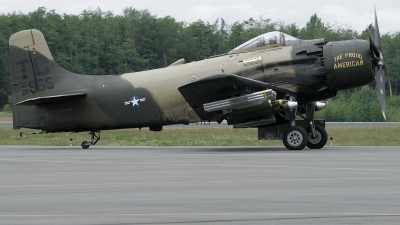 Photo ID 282893 by Jaysen F. Snow - Sterling Aerospace Photography. Private Heritage Flight Museum Douglas A 1D Skyraider AD 4N, NX965AD