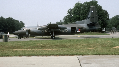 Photo ID 283072 by Joop de Groot. Netherlands Air Force Fokker F 27 300M Troopship, C 12