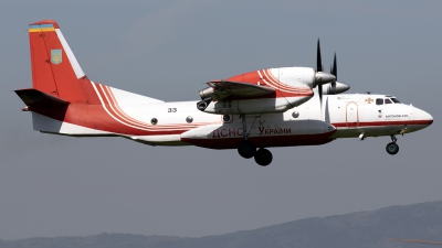 Photo ID 283290 by Chris Lofting. Ukraine State Emergency Service Antonov An 32P Firekiller, 33 BLACK