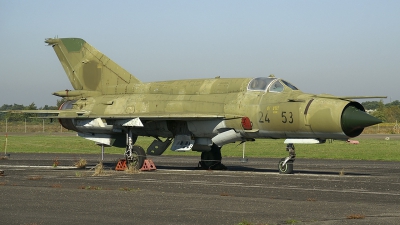 Photo ID 31257 by Jörg Pfeifer. East Germany Air Force Mikoyan Gurevich MiG 21bis, 990