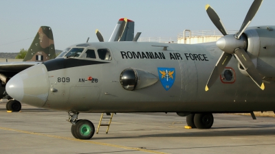 Photo ID 31288 by Radim Spalek. Romania Air Force Antonov An 26, 809