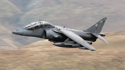 Photo ID 31341 by Scott Rathbone. UK Air Force British Aerospace Harrier T 12, ZH665