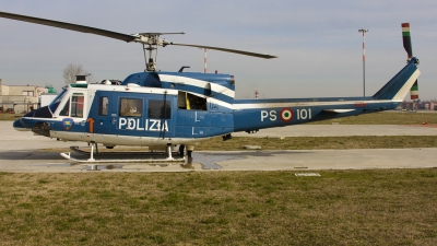 Photo ID 31925 by Roberto Bianchi. Italy Polizia Agusta Bell AB 212AM, PS 101