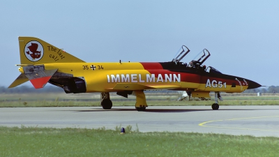 Photo ID 32121 by Rainer Mueller. Germany Air Force McDonnell Douglas RF 4E Phantom II, 35 34