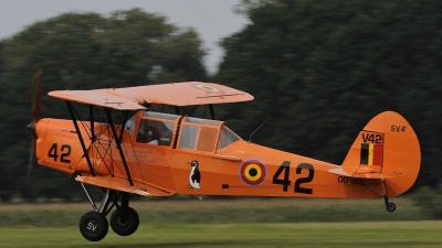 Photo ID 33203 by rinze de vries. Belgium Air Force Stampe Vertongen SV 4B, V 42