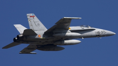 Photo ID 33351 by Chris Lofting. Spain Air Force McDonnell Douglas C 15 Hornet EF 18A, C 15 43