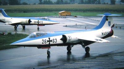 Photo ID 33519 by Arie van Groen. Germany Navy Lockheed F 104G Starfighter, 26 63