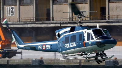 Photo ID 33526 by Claudio Tramontin. Italy Polizia Bell 212, MM80755