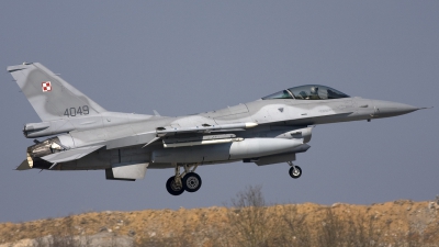 Photo ID 33652 by Chris Lofting. Poland Air Force General Dynamics F 16C Fighting Falcon, 4049