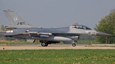 Photo ID 33850 by Mick Balter - mbaviation-images. Netherlands Air Force General Dynamics F 16AM Fighting Falcon, J 871