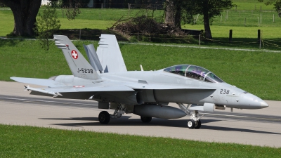 Photo ID 33983 by Ludwig Isch. Switzerland Air Force McDonnell Douglas F A 18D Hornet, J 5238