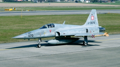 Photo ID 34262 by Joop de Groot. Switzerland Air Force Northrop F 5E Tiger II, J 3070