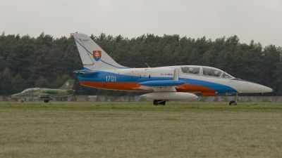 Photo ID 34304 by Rudolf Chocholacek. Slovakia Air Force Aero L 39ZAM Albatros, 1701