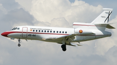 Photo ID 34307 by Jorge Molina. Spain Air Force Dassault Falcon 900B, T 18 5