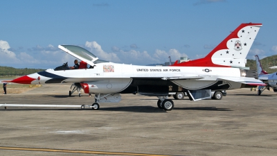 Photo ID 34407 by Hector Rivera - Puerto Rico Spotter. USA Air Force General Dynamics F 16C Fighting Falcon,  