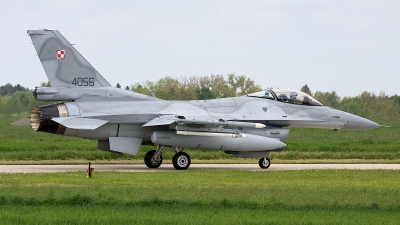 Photo ID 34543 by Rainer Mueller. Poland Air Force General Dynamics F 16C Fighting Falcon, 4055