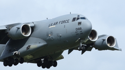 Photo ID 34955 by Simon George. USA Air Force Boeing C 17A Globemaster III, 01 0188