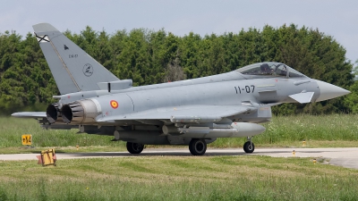 Photo ID 34990 by Rainer Mueller. Spain Air Force Eurofighter C 16 Typhoon EF 2000S, C 16 27