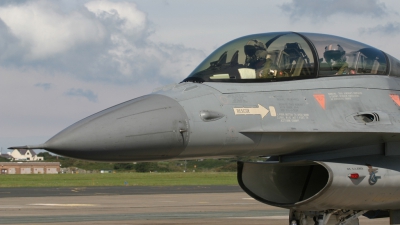 Photo ID 35179 by Barry Swann. Denmark Air Force General Dynamics F 16BM Fighting Falcon, ET 022