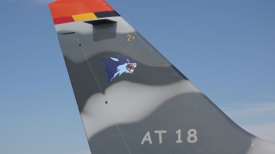 Photo ID 35235 by Barry Swann. Belgium Air Force Dassault Dornier Alpha Jet 1B, AT18