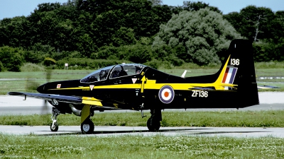 Photo ID 35411 by Joop de Groot. UK Air Force Short Tucano T1, ZF136