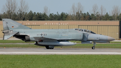Photo ID 35746 by Klemens Hoevel. Germany Air Force McDonnell Douglas F 4F Phantom II, 37 03