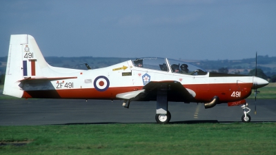 Photo ID 35860 by Joop de Groot. UK Air Force Short Tucano T1, ZF491