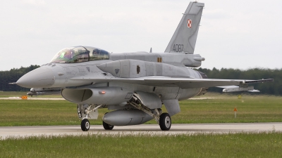 Photo ID 36037 by Tomasz Wasinski. Poland Air Force General Dynamics F 16D Fighting Falcon, 4087