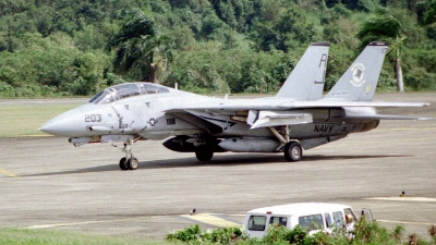 Photo ID 4375 by Victor M Gonzalez. USA Navy Grumman F 14 Tomcat,  