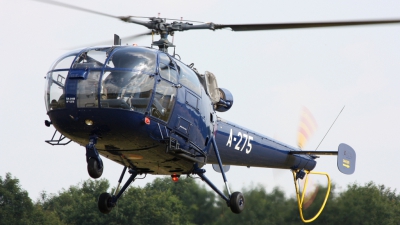 Photo ID 37345 by Jimmy van Drunen. Netherlands Air Force Aerospatiale SA 316B Alouette III, A 275